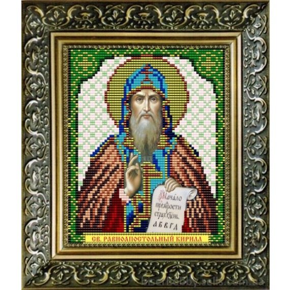 Рисунок на ткани "Святой Равноапостольный Кирилл"