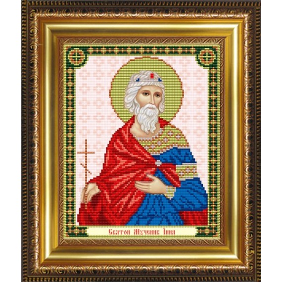Рисунок на ткани "Святой мученик Инна"