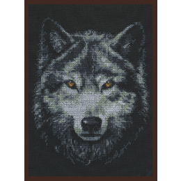 Набор для вышивания крестом "Взгляд волка"