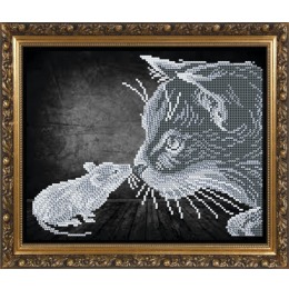 Рисунок на ткани "Кошки-мышки"
