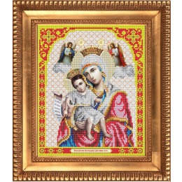 Рисунок на ткани "Пресвятая Богородица Достойно есть"