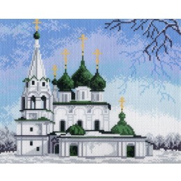 Рисунок на канве "Церковь Спаса-на-Городу"