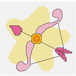 Набор для вышивания крестом "Стрелец"