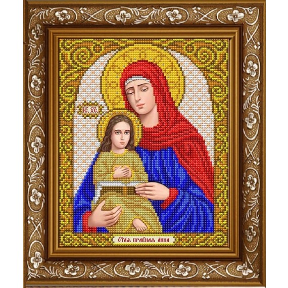 Рисунок на ткани "Святая Праведная Анна"