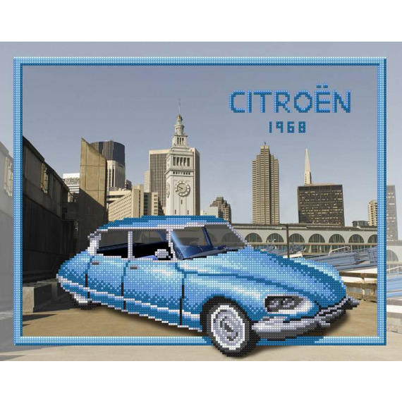 Рисунок на ткани "Citroen"