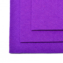 Фетр листовой жесткий №620 фиолетовый (10 шт)