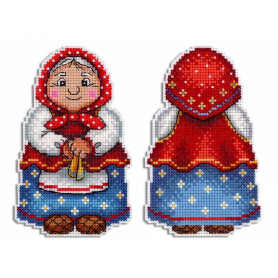 Набор на пластиковой канве "Бабушка"