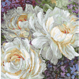 Набор для вышивания крестом "White Roses"