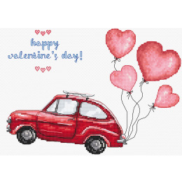 Набор для вышивания крестом "Happy Vallentines Day"