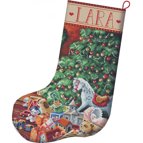 Набор для вышивания крестом "Cozy Christmas Stocking"