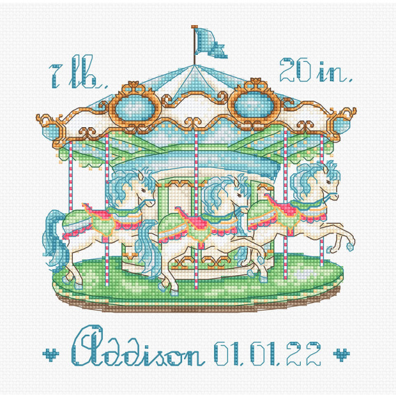 Набор для вышивания крестом "Baby Carousel"