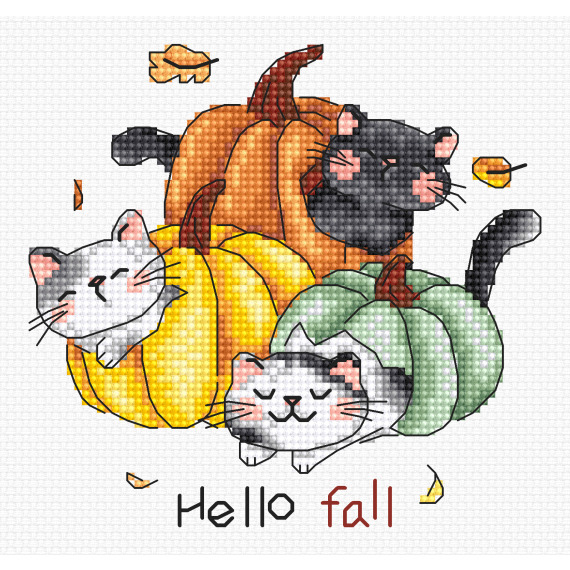 Набор для вышивания крестом "Hello Fall"