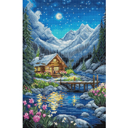 Набор для вышивания крестом "Moonlit night"