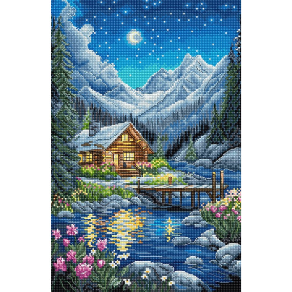 Набор для вышивания крестом "Moonlit night"