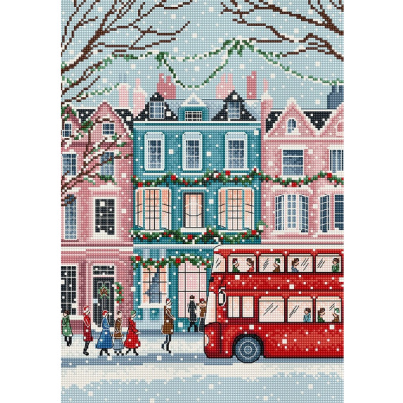 Набор для вышивания крестом "London Snowfall"