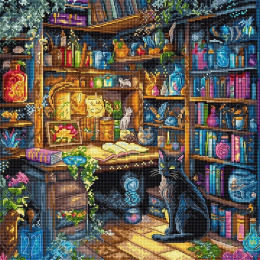 Набор для вышивания крестом "Charmed Library"