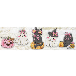 Набор для вышивания крестом "Boo Crew Ornaments" 5 шт