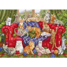 Набор для вышивания крестом "Meow Manor"