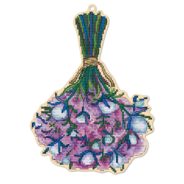 Набор для вышивания крестиком на дереве "Орегано"