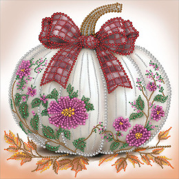 Рисунок на ткани для вышивания бисером "Тыковка 2"