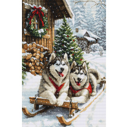 Набор для вышивания крестом "Магия северной зимы"