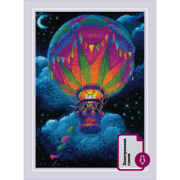 Набор для вышивания крестиком "Монгольфьер"