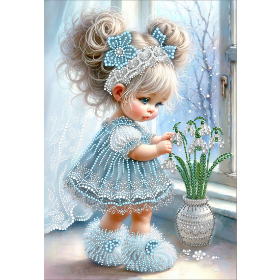 Набор для вышивания бусинами "Милашка"