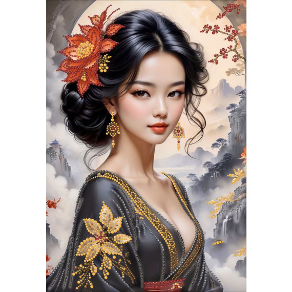 Наборы для вышивания бисером «Цветок Китая»