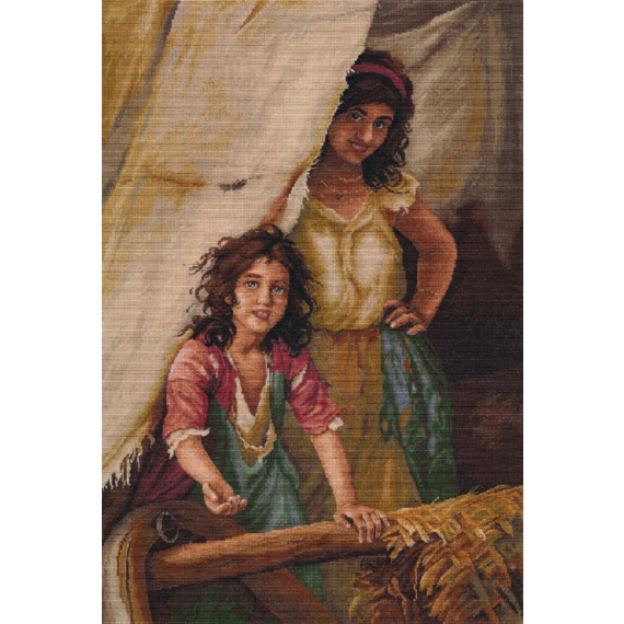 Набор для вышивания "Цыгане, просящие милостыню"