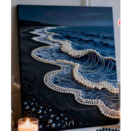 Набор по созданию картин бусинами "Волна"