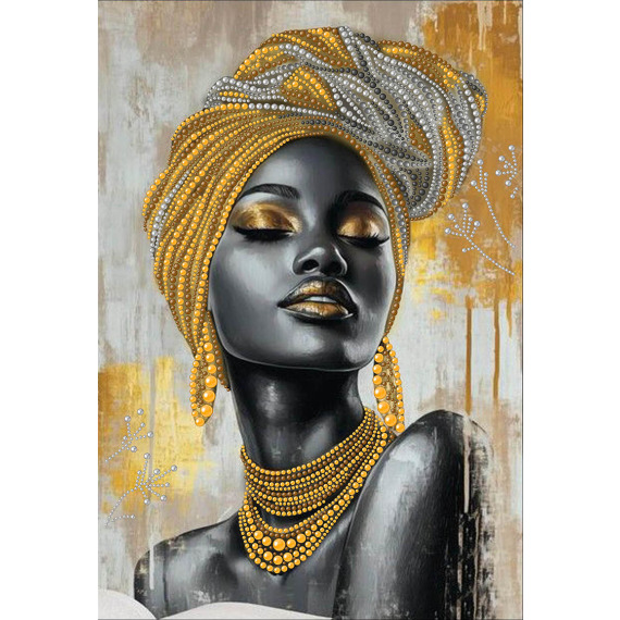 Рисунок на ткани для вышивания бисером Золото