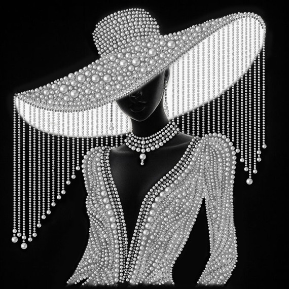 Рисунок для вышивания "Жемчужная 4"