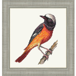 Набор для вышивания крестом «Горихвостка лысушка» 