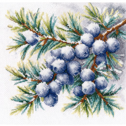  Набор для вышивания крестом "Веточка можжевельника"