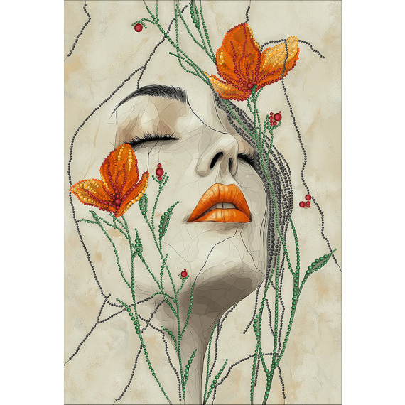 Рисунок на ткани "Весна"