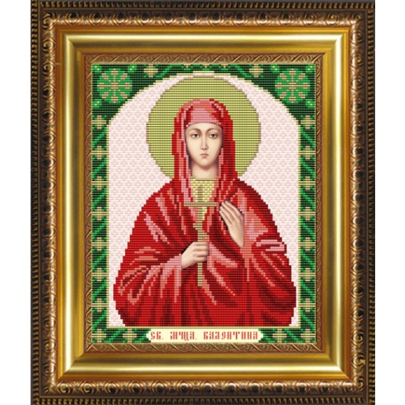 Рисунок на ткани "Св. Мученица Валентина"